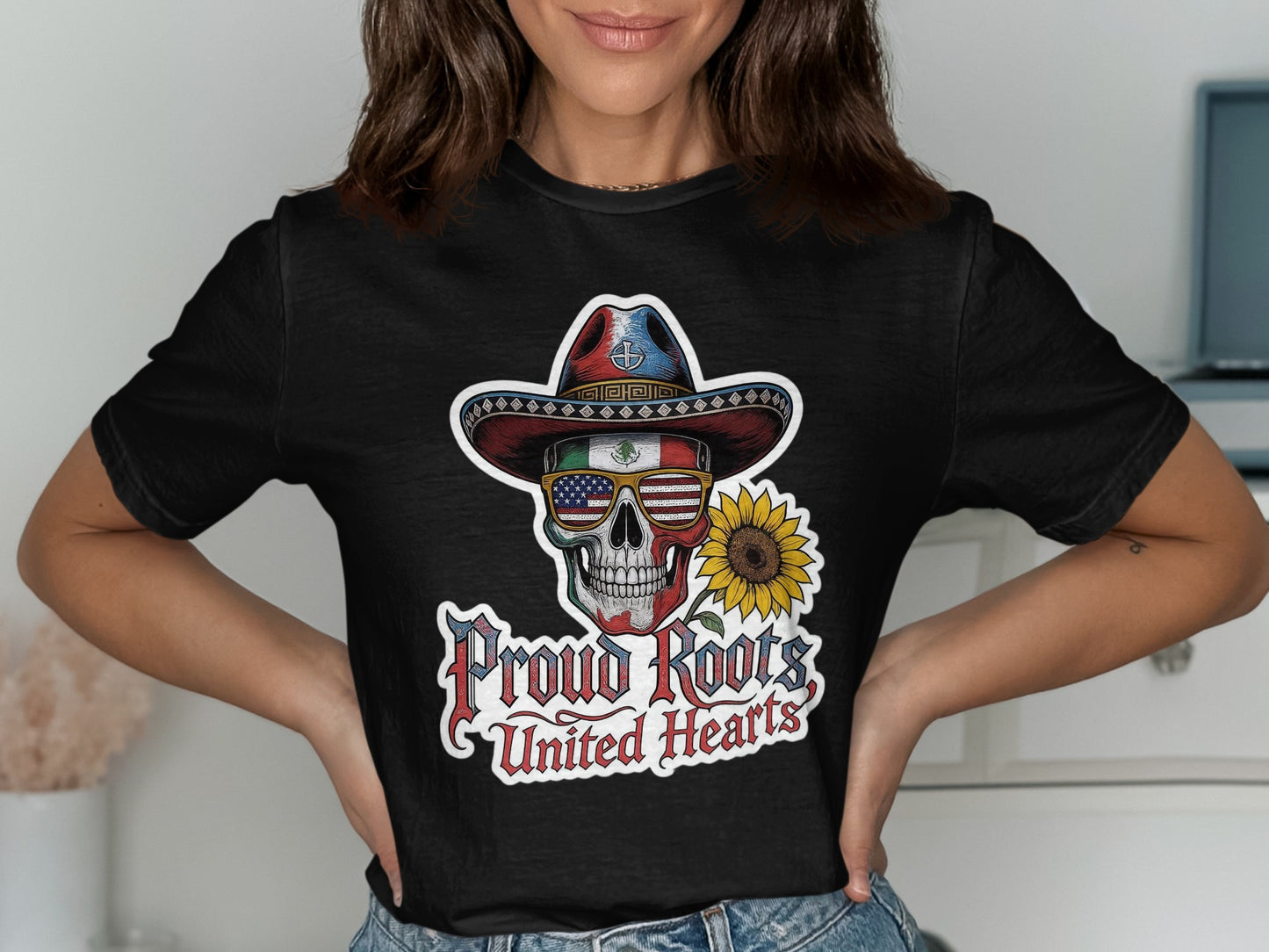 Proud Roots United Hearts Skull T-Shirt product type