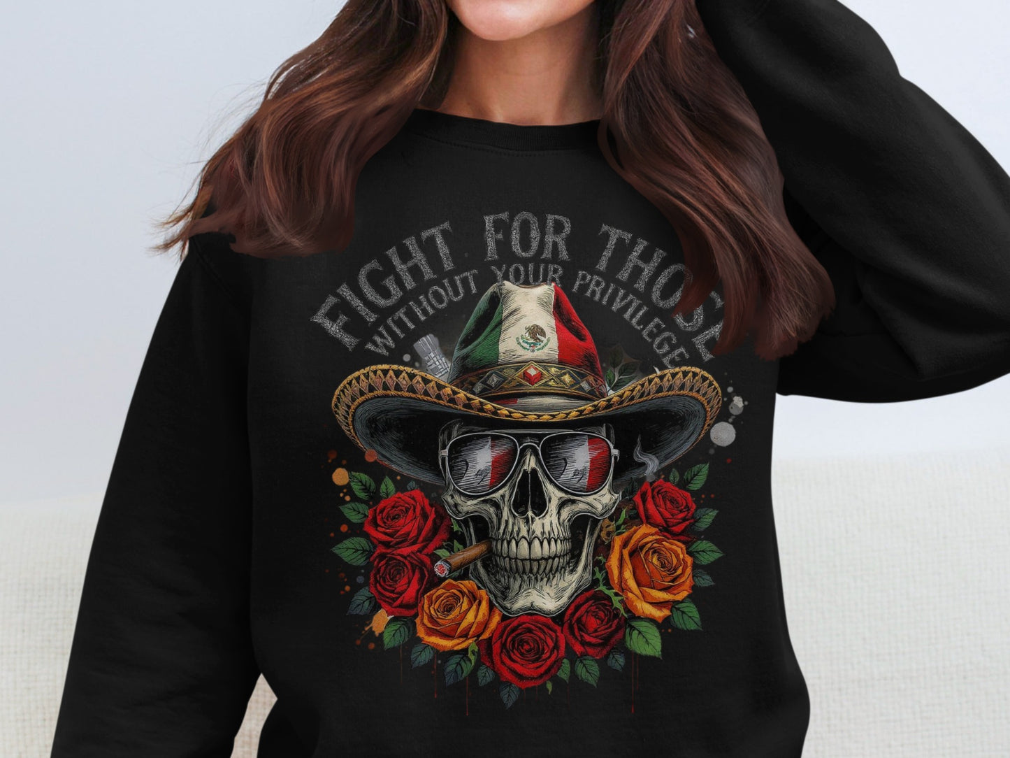 Fight For Those Without Your Privilege Skull product type