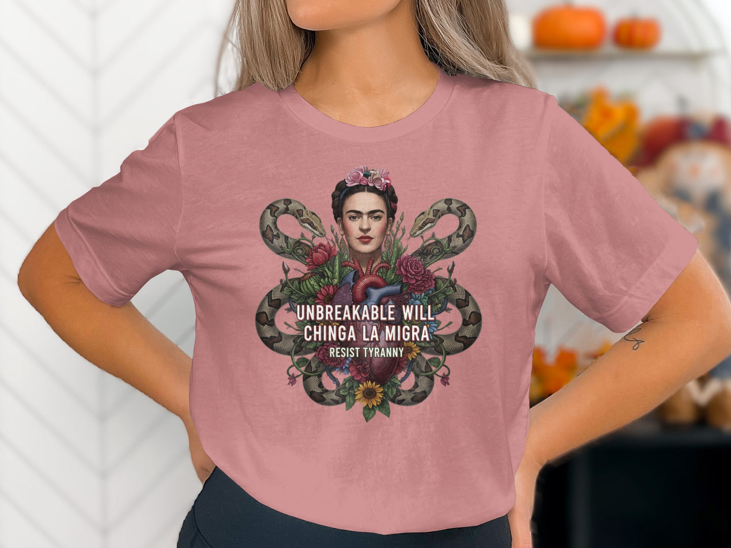 Unbreakable Will Chinga La Migra Resist Tyranny product