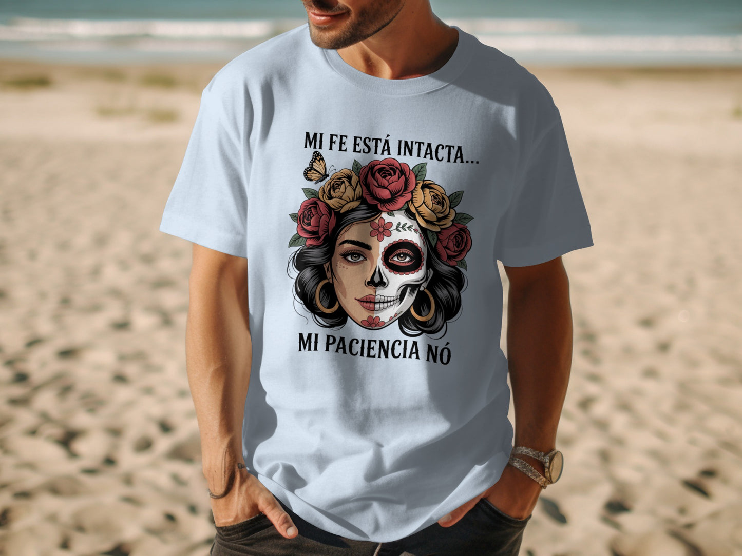 Mi Fe Esta Intacta Mi Paciencia No Graphic T-shirt product type