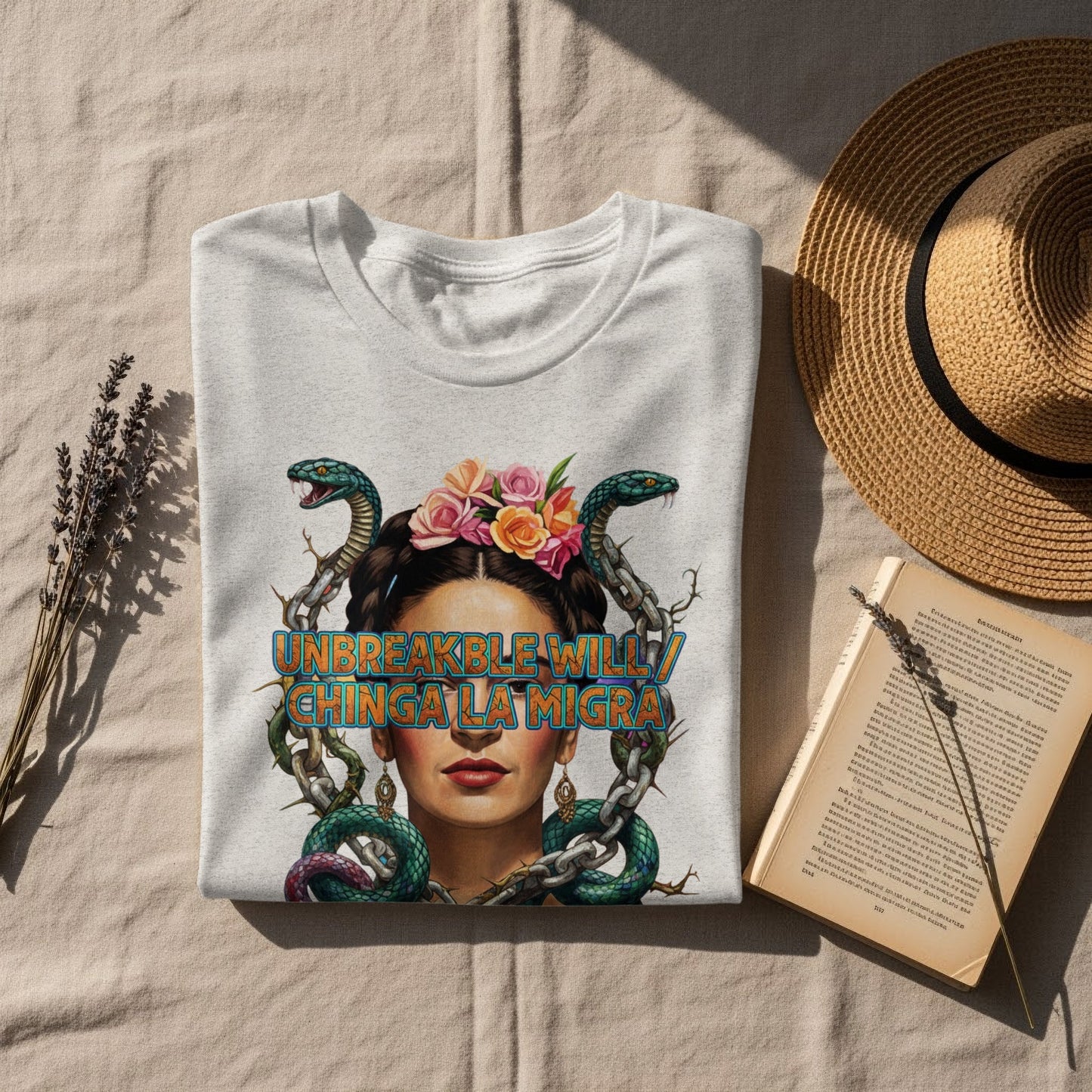 Unbreakable Will Chinga La Migra Graphic T-Shirt product type