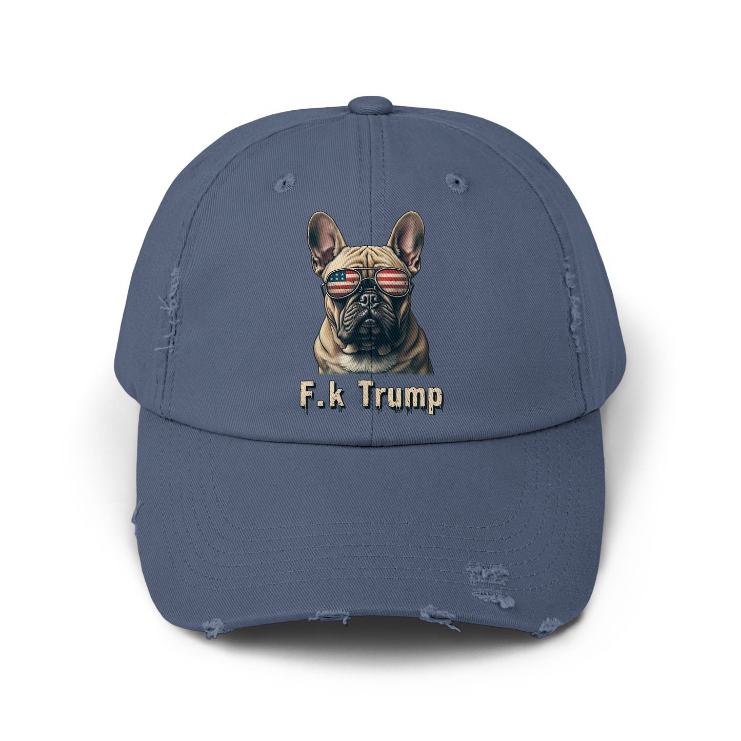 F k Trump French Bulldog Hat Embroidered Cap product