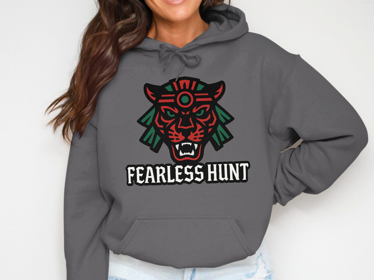 Fearless Hunt Graphic Hoodie for Bold Statement Product