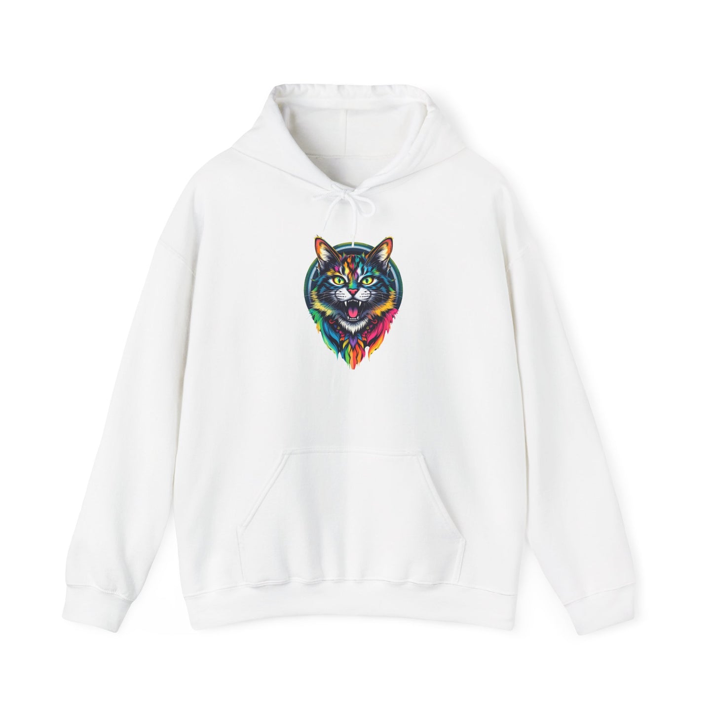 Pride hoodie Colorful Cat Design Unisex Hoodie – Cozy & Vibrant Sweatshirt for Animal Lovers