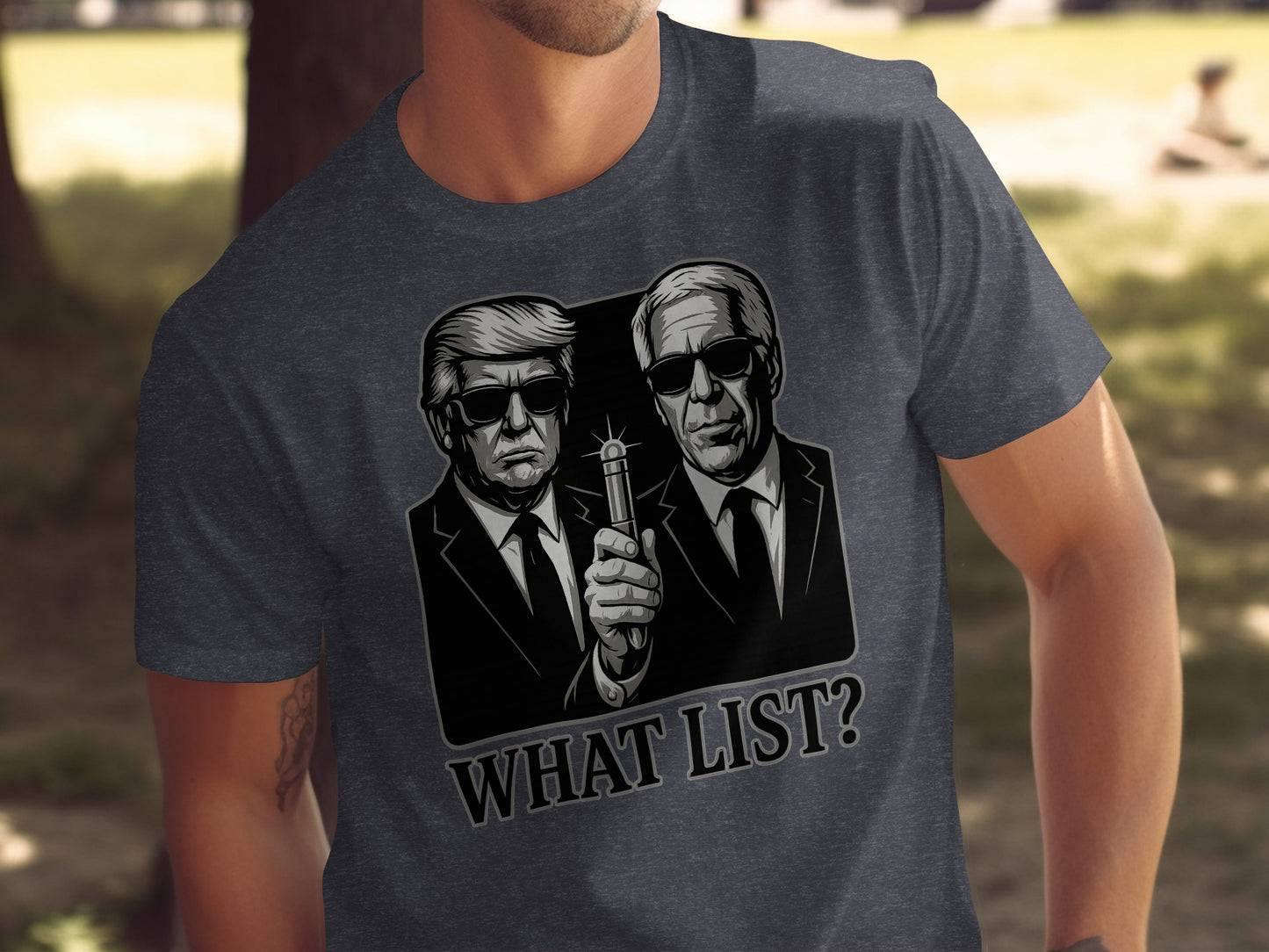 What List Graphic Novelty T-shirt product type