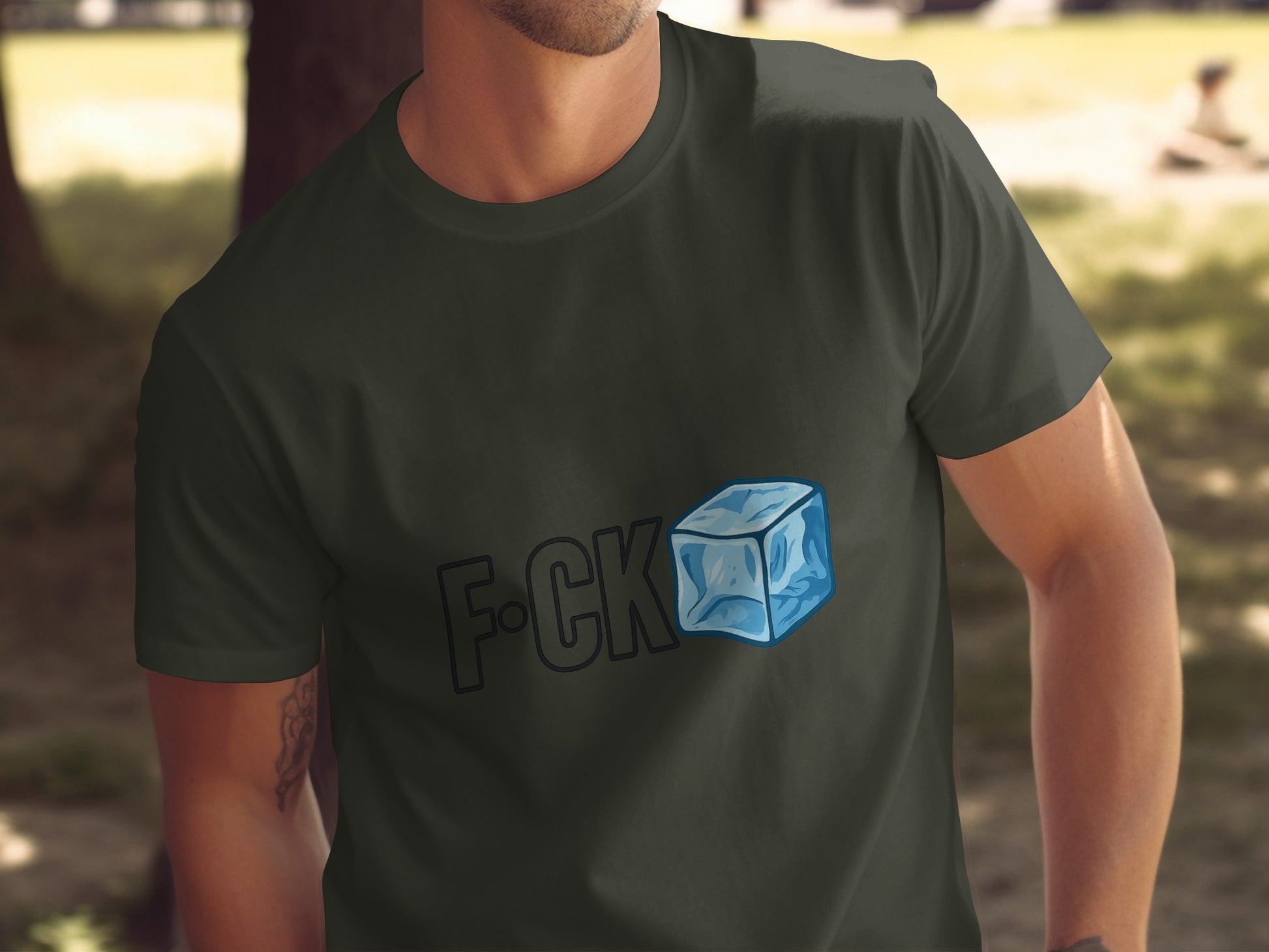 F CK Ice Cube Graphic Shirt Casual Wear Novelty T-shirt product type