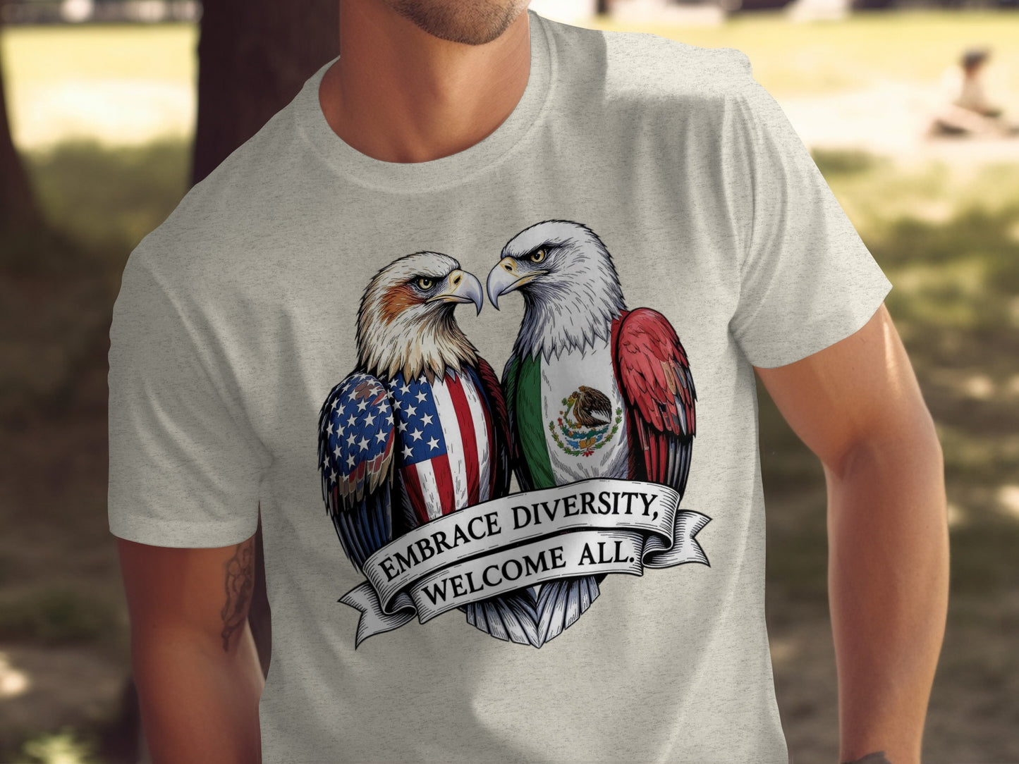 Embrace Diversity Welcome All Graphic T-shirt product type