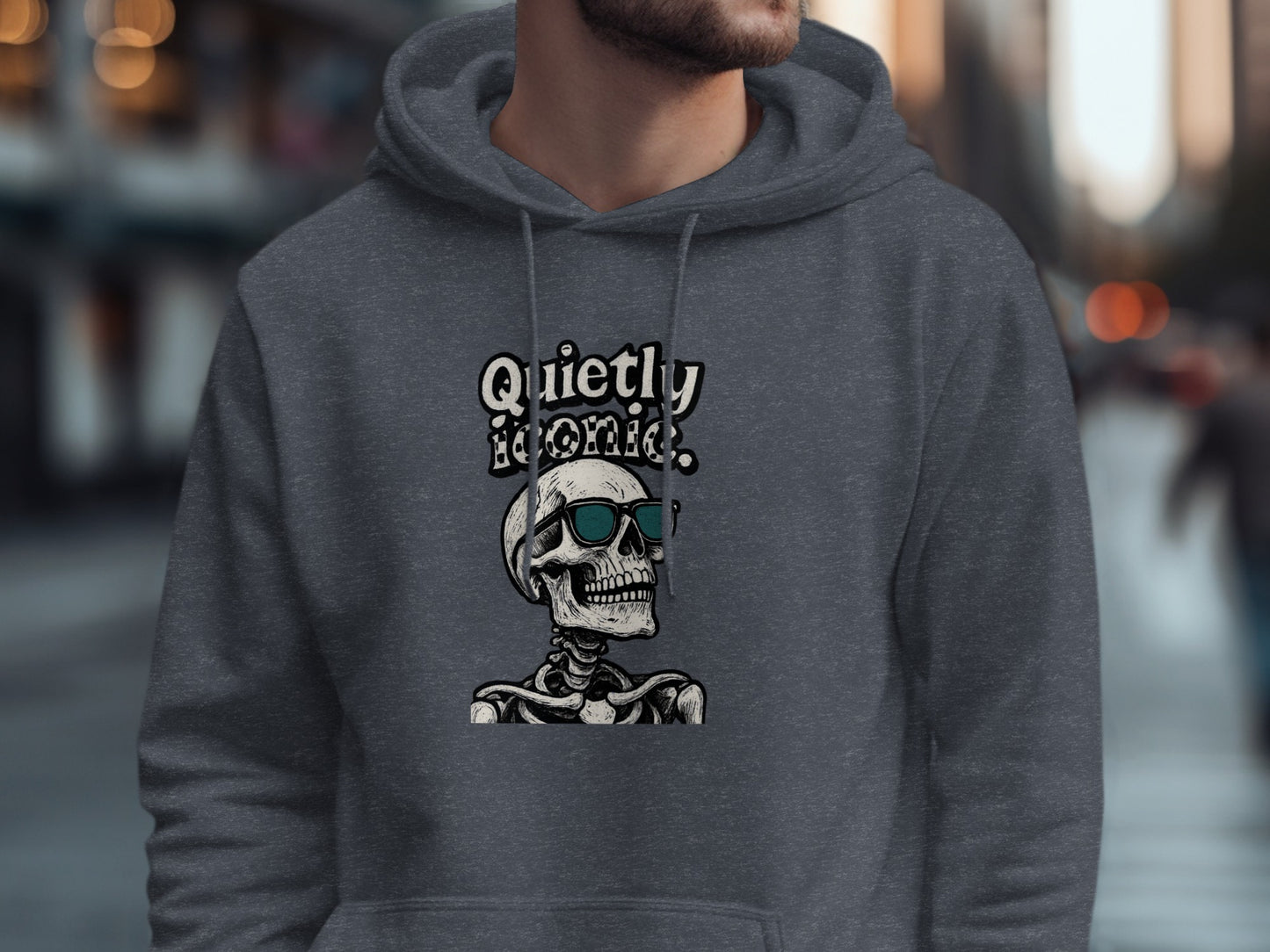 Quietly Be Doing It Skeleton Hoodie product