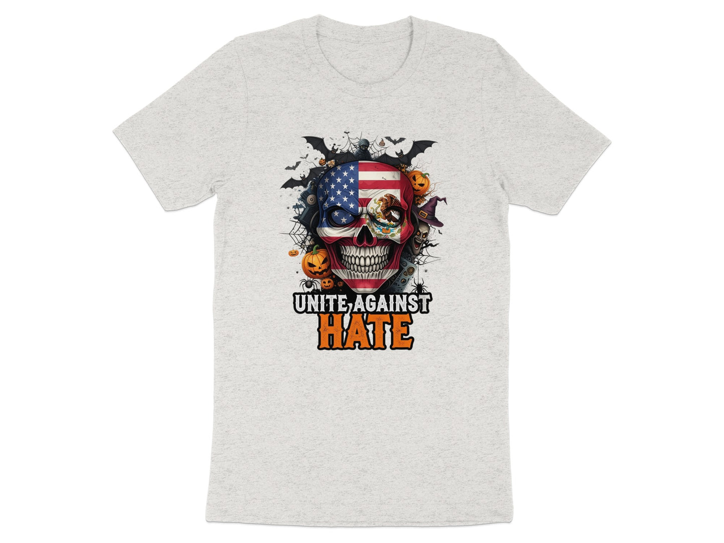 Unite Against Hate Skeleton Graphic T-Shirt product
