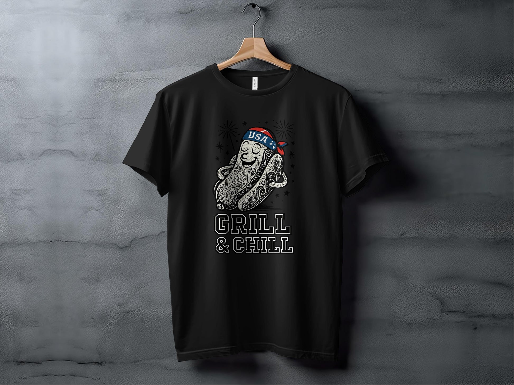 Grill and Chill USA Octopus T-Shirt product type