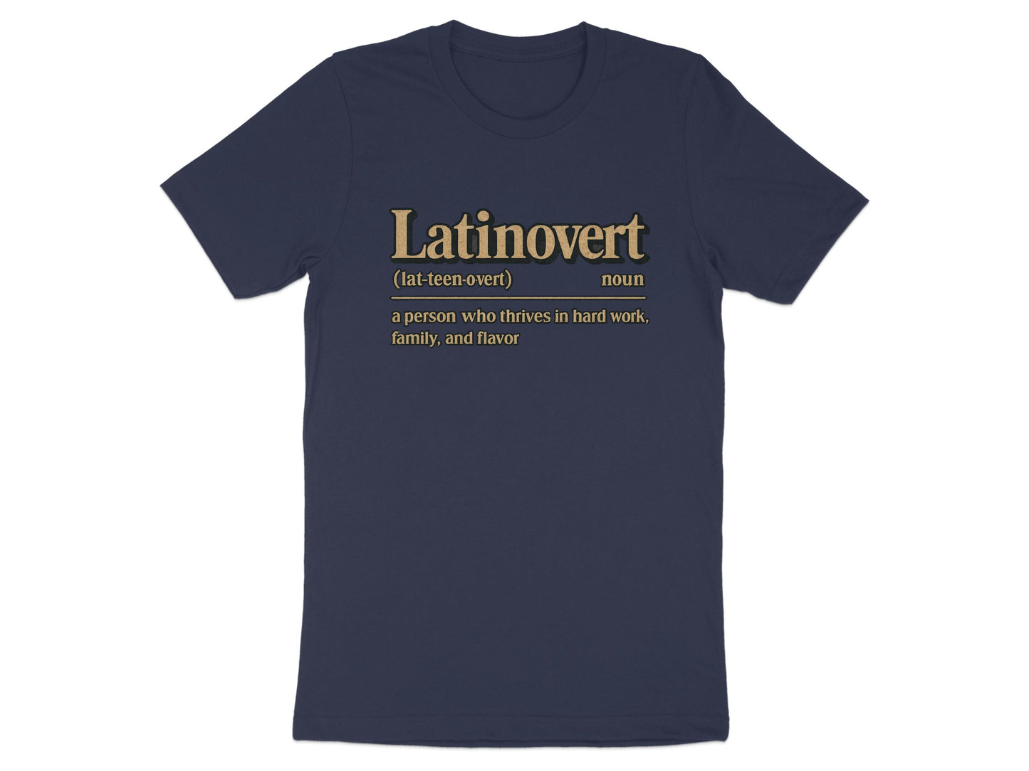 Latinvert T-shirt with Unique Definition product type