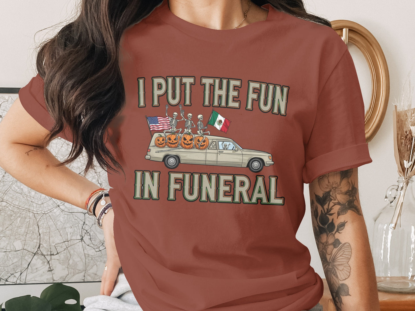 I Put The Fun In Funeral Graphic T-Shirt product