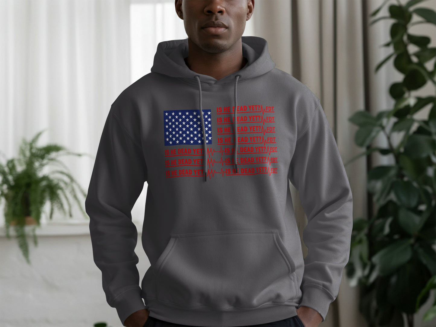 American Flag Graphic Hoodie Casual Fashion product