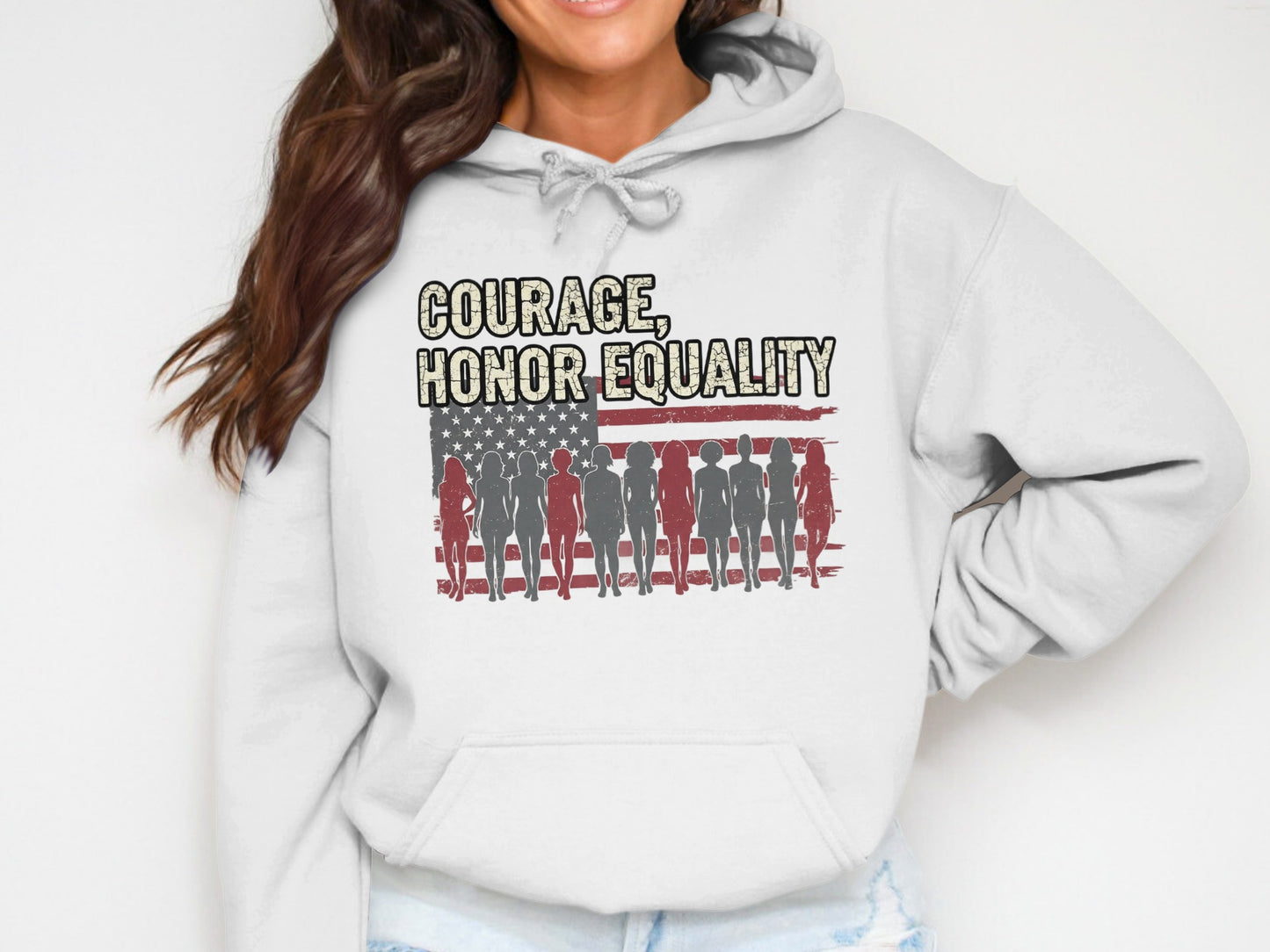 Courage Honor Equality Graphic Sweatshirt product