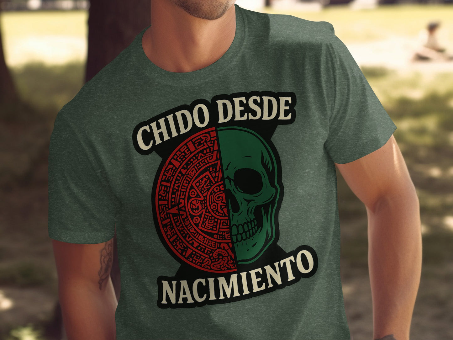 Chido Desde Nacimiento Skull Design Graphic T-Shirt product