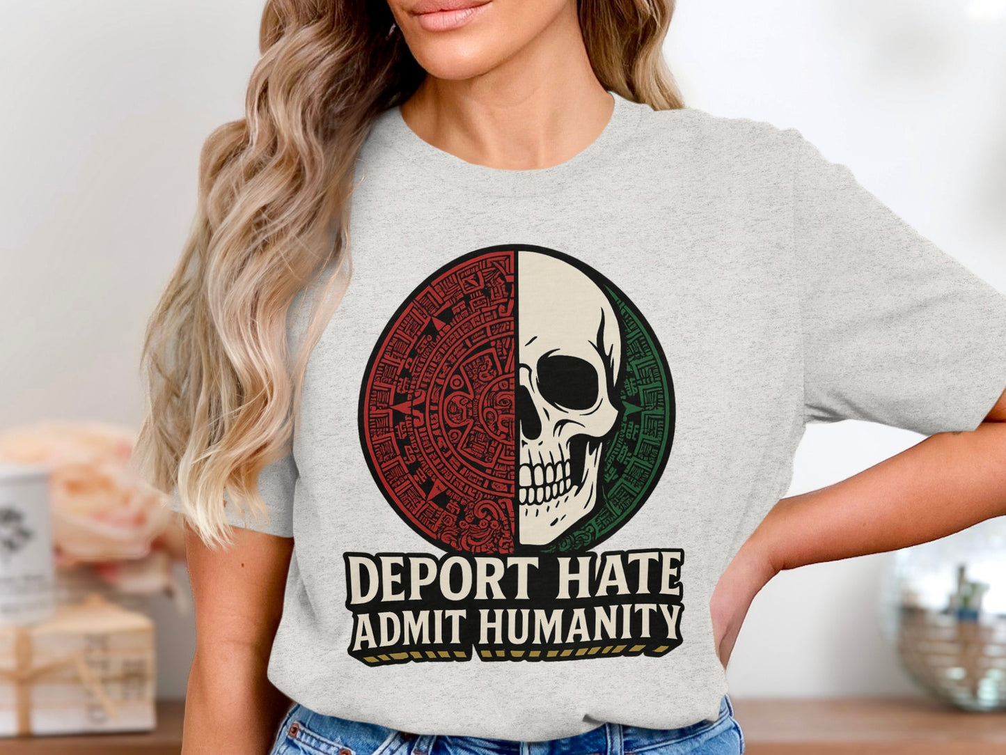 Deport Hate Admit Humanity Graphic Tee product type