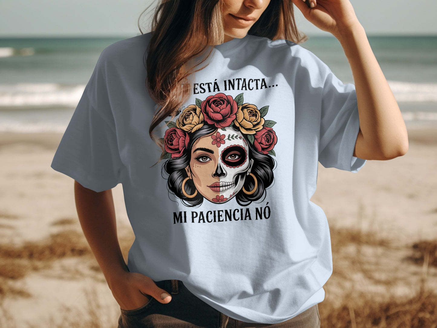 Día de los Muertos Woman Portrait T-Shirt product