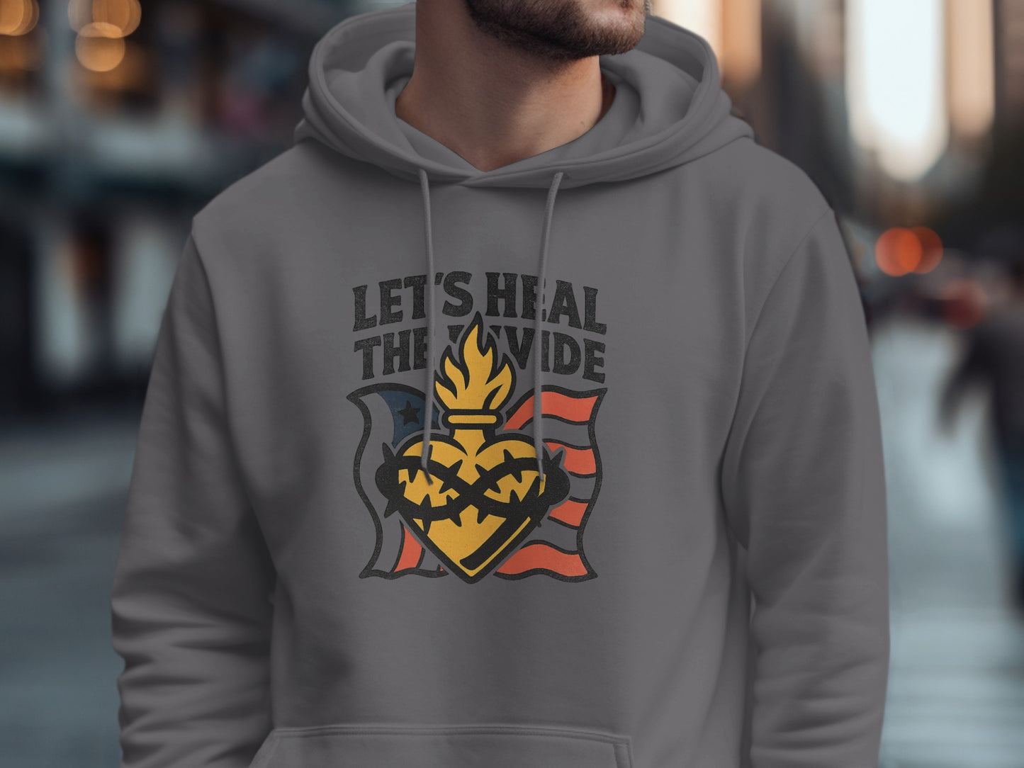 Let's Heal the Divide Graphic Hoodie product type