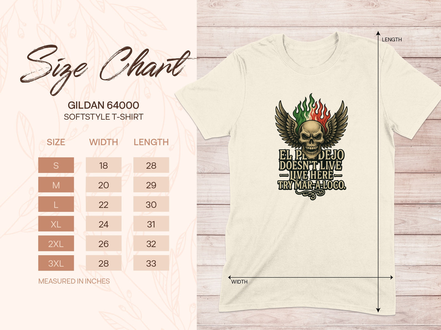 Skull and Wings Design Graphic T-shirt product
