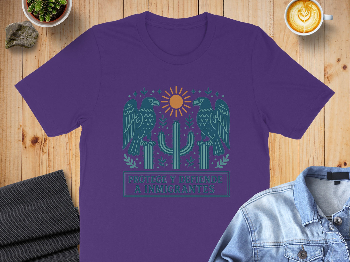 Protege Y Defiende A Inmigrantes graphic t-shirt product