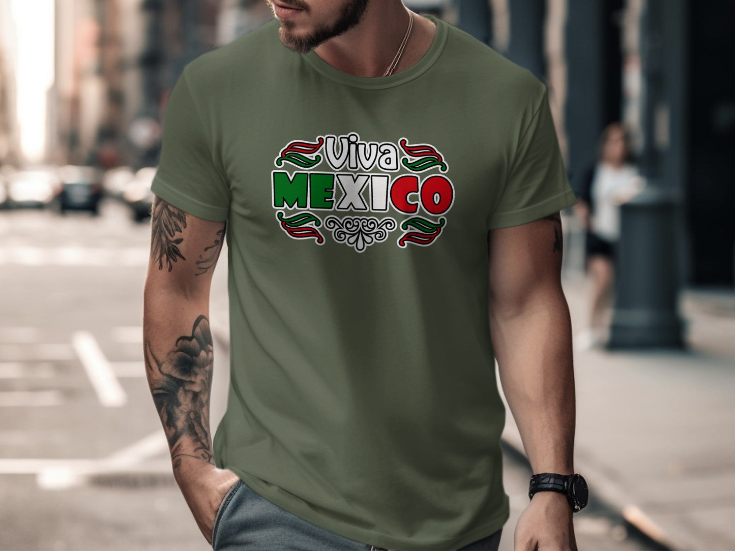 Viva Mexico Decorative Graphic T-Shirt product