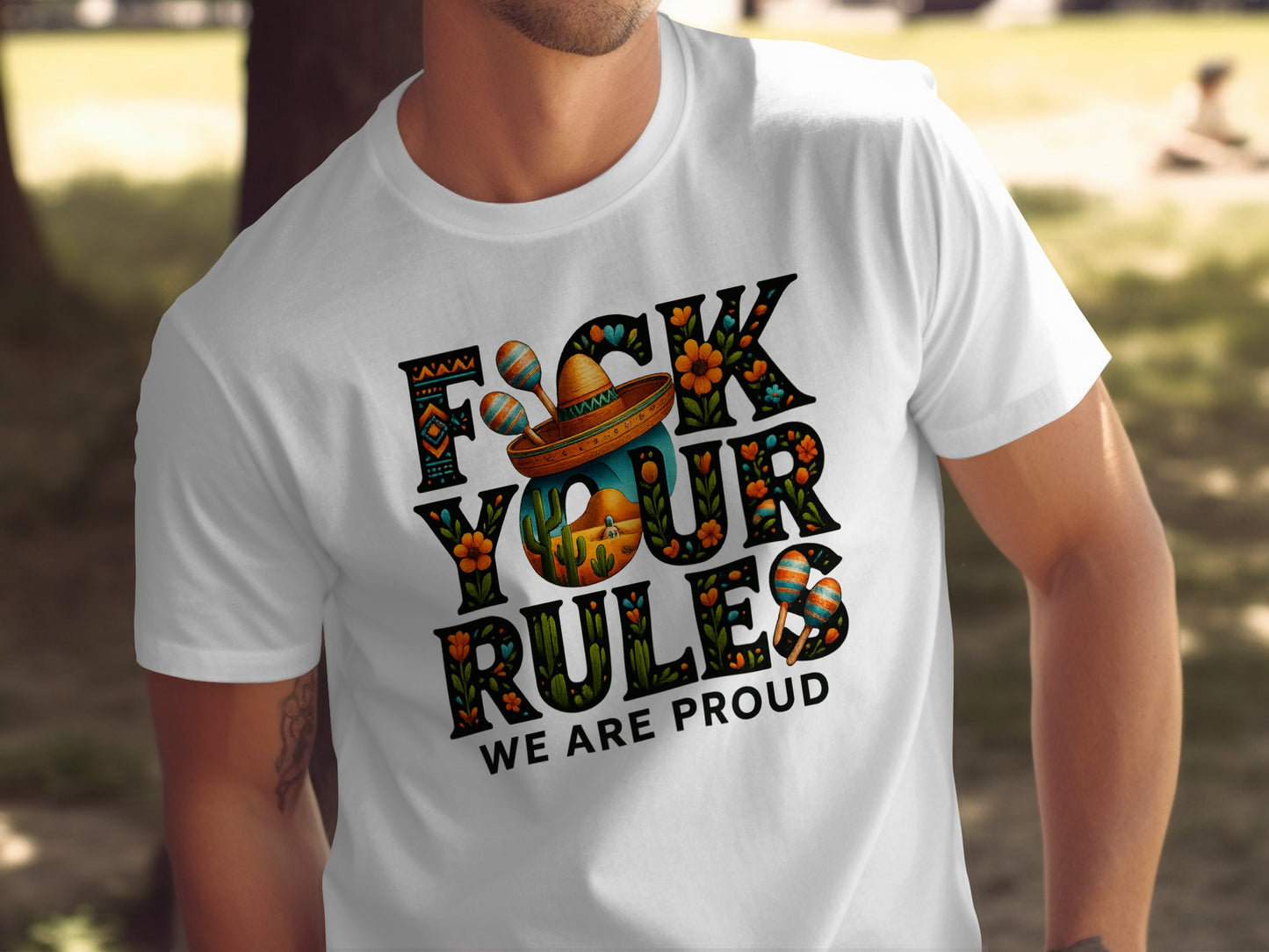 F Your Rules We Are Proud Graphic Printed Shirt product type