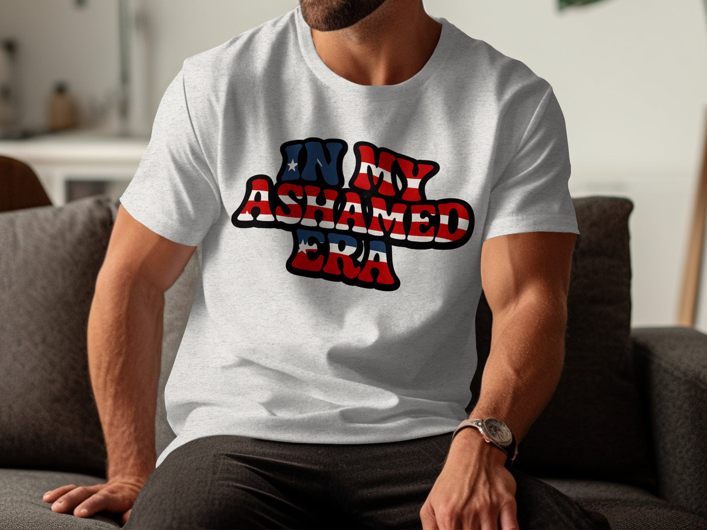 In My Ashamed Era Patriotic Graphic Tee product