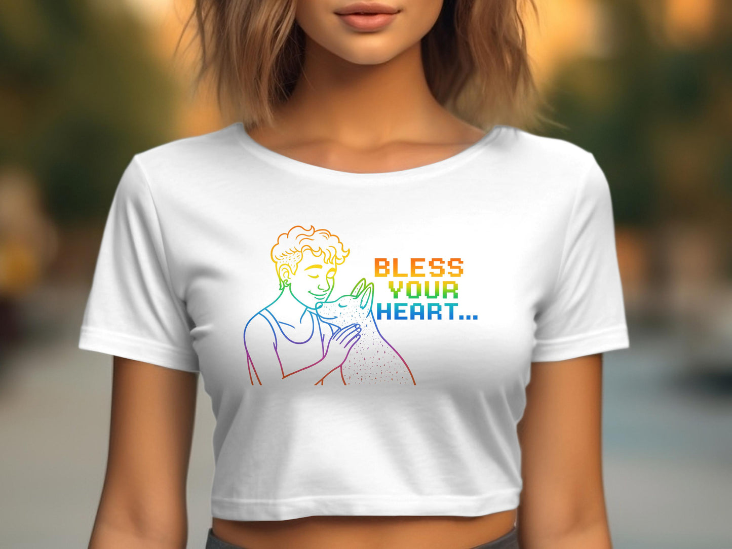 Bless Your Heart Graphic Tee women cropped product