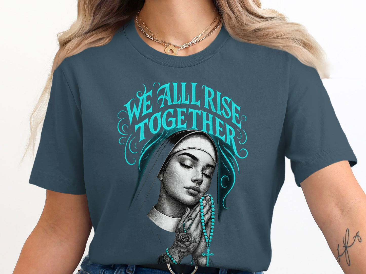 We All Rise Together Graphic Printed T-shirt product