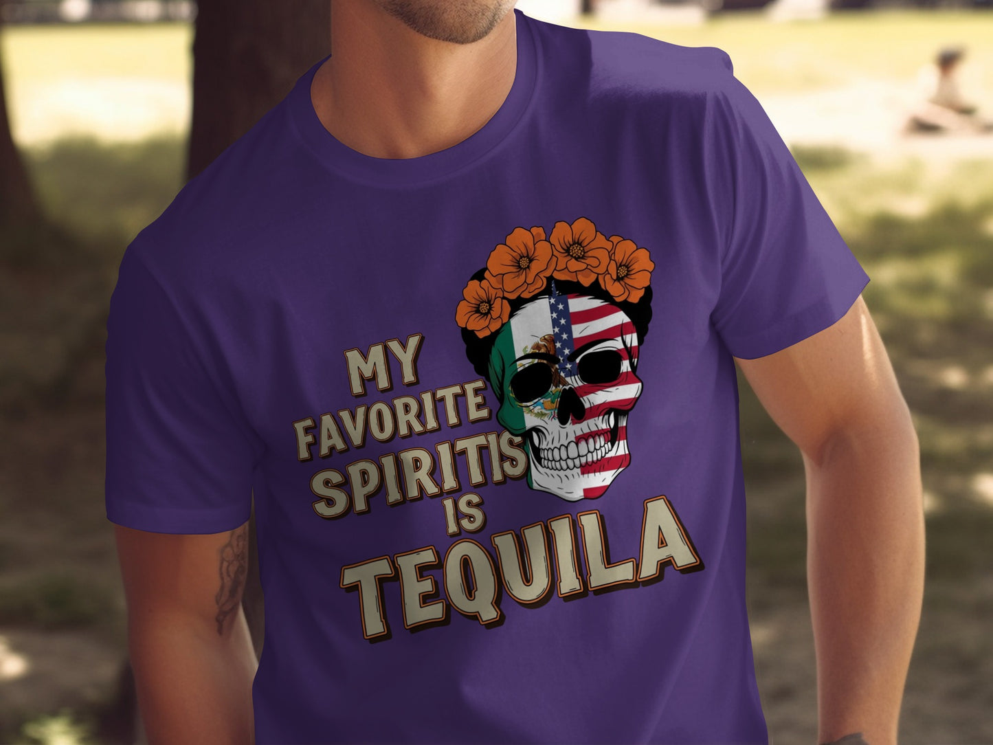 My Favorite Spirit is Tequila Graphic T-Shirt product type