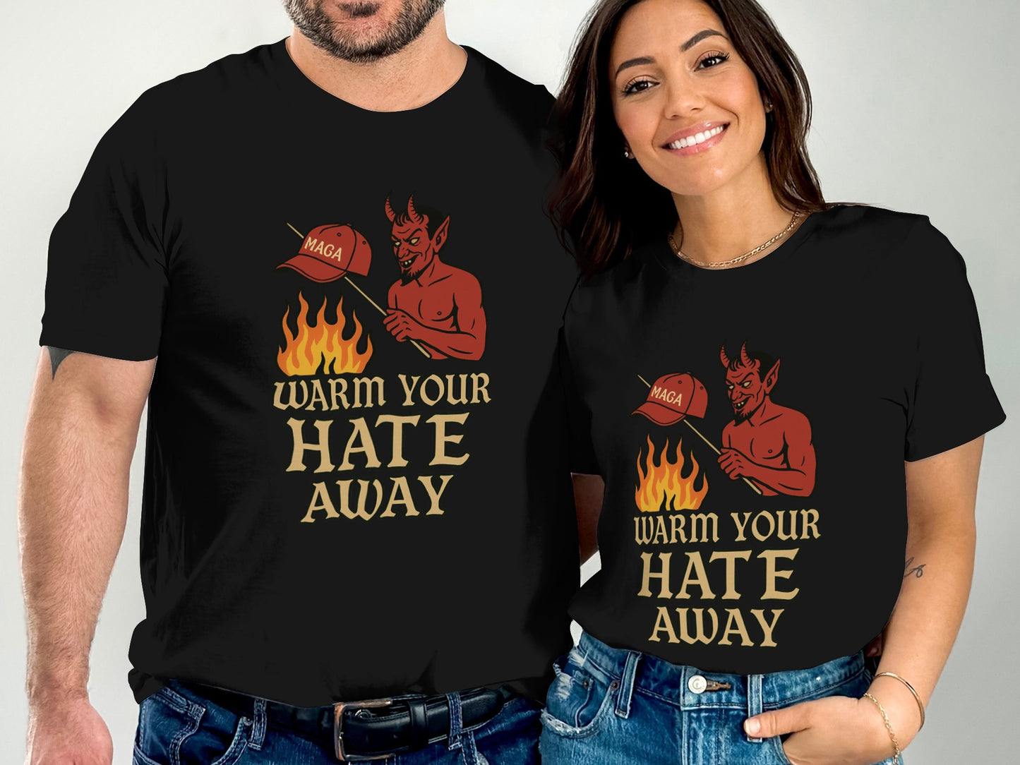 Warm Your Hate Away Graphic Shirt product