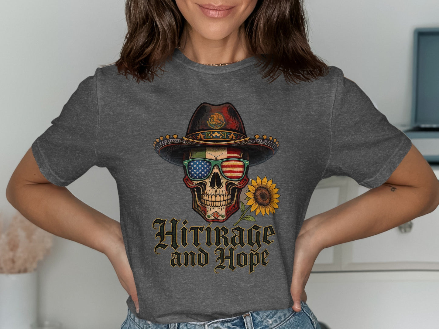 Vintage Skull Heritage And Hope Graphic T-Shirt product