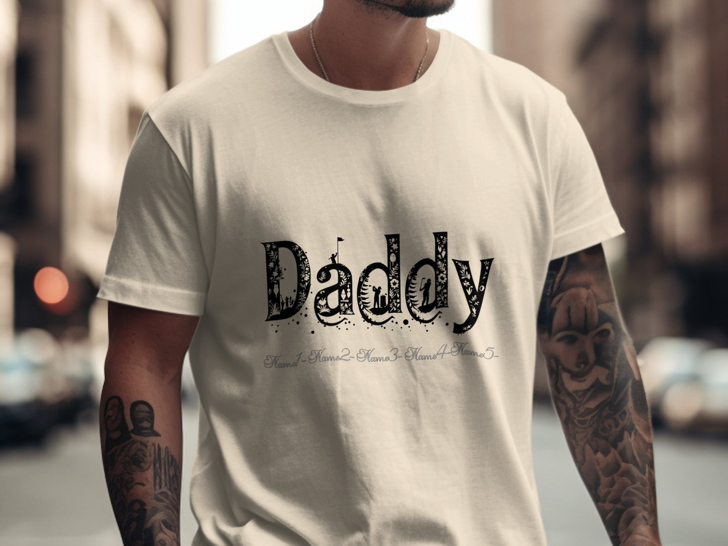 Daddy Graphic Print T-Shirt Casual Wear product