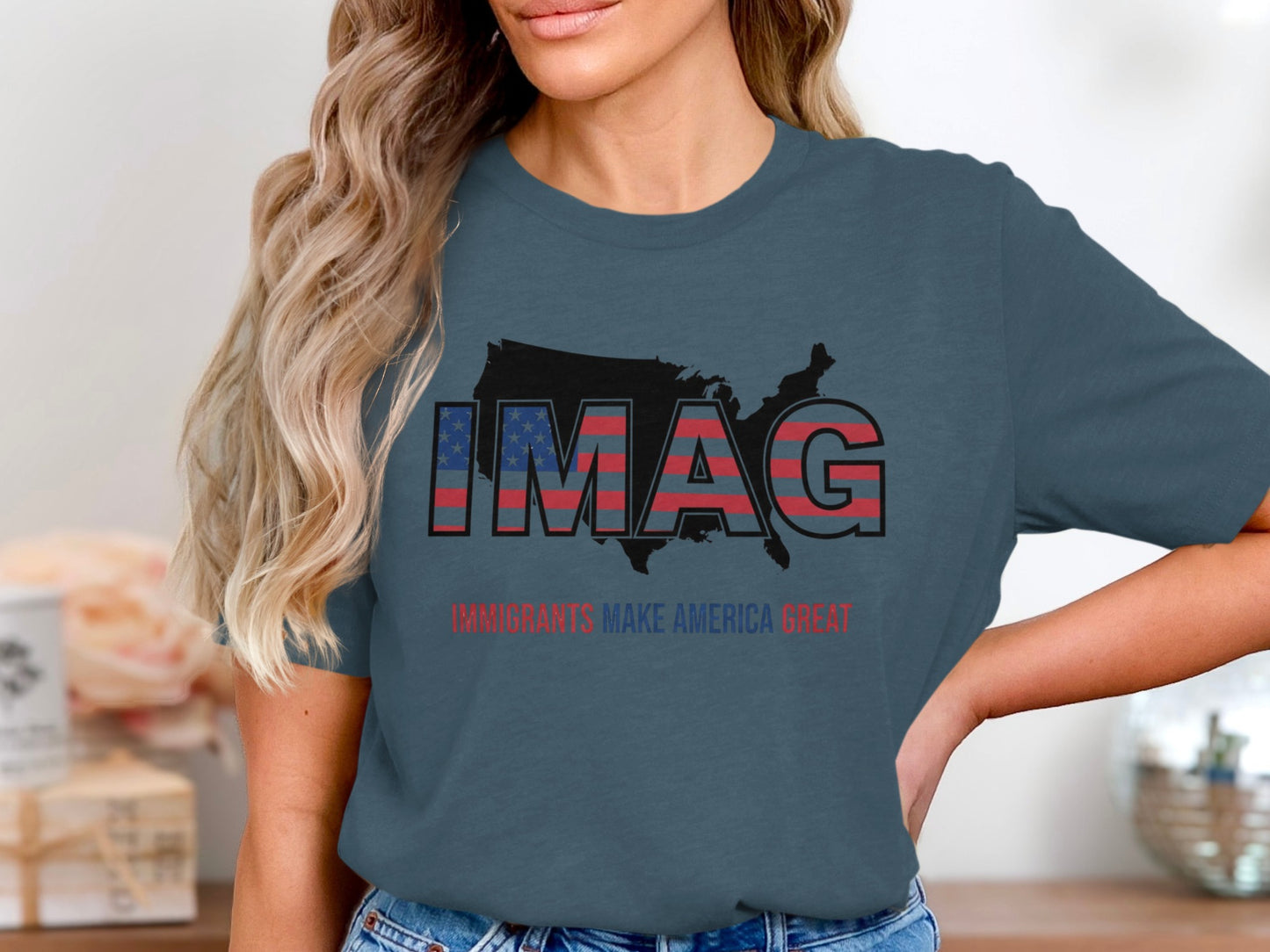 IMAG Immigrants Make America Great slogan product type
