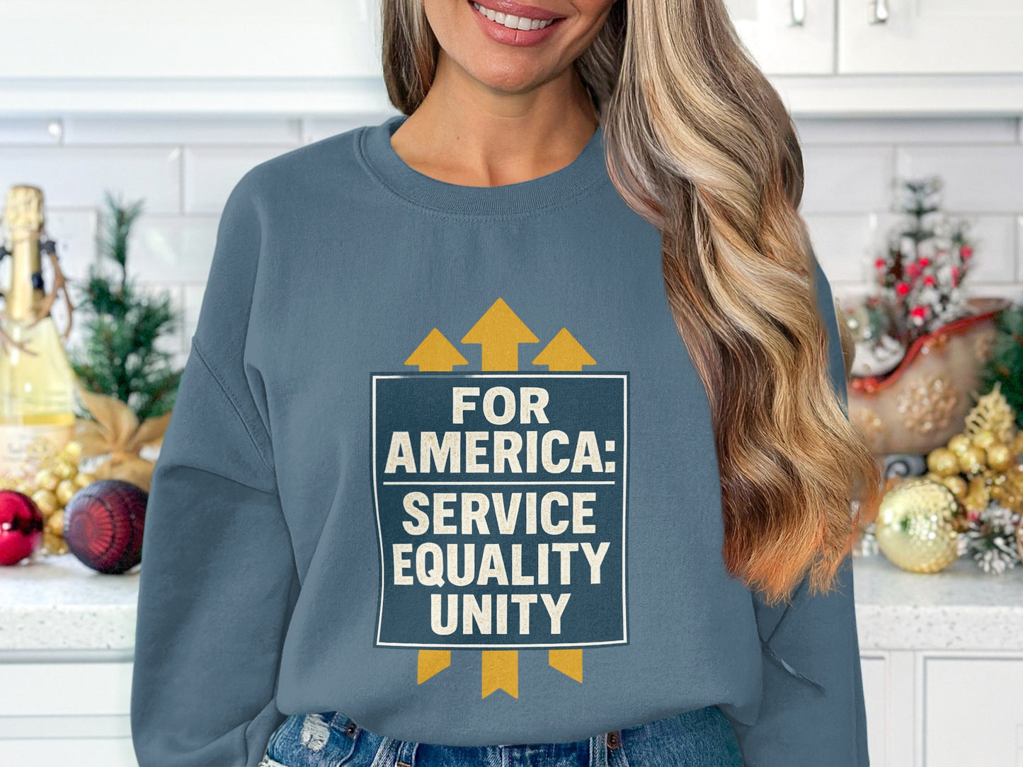 For America Service Equality Unity Sweatshirt product