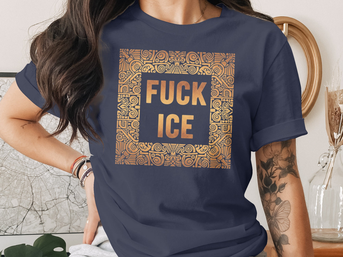 Bold Graphic Ice Statement Short Sleeve Shirt product