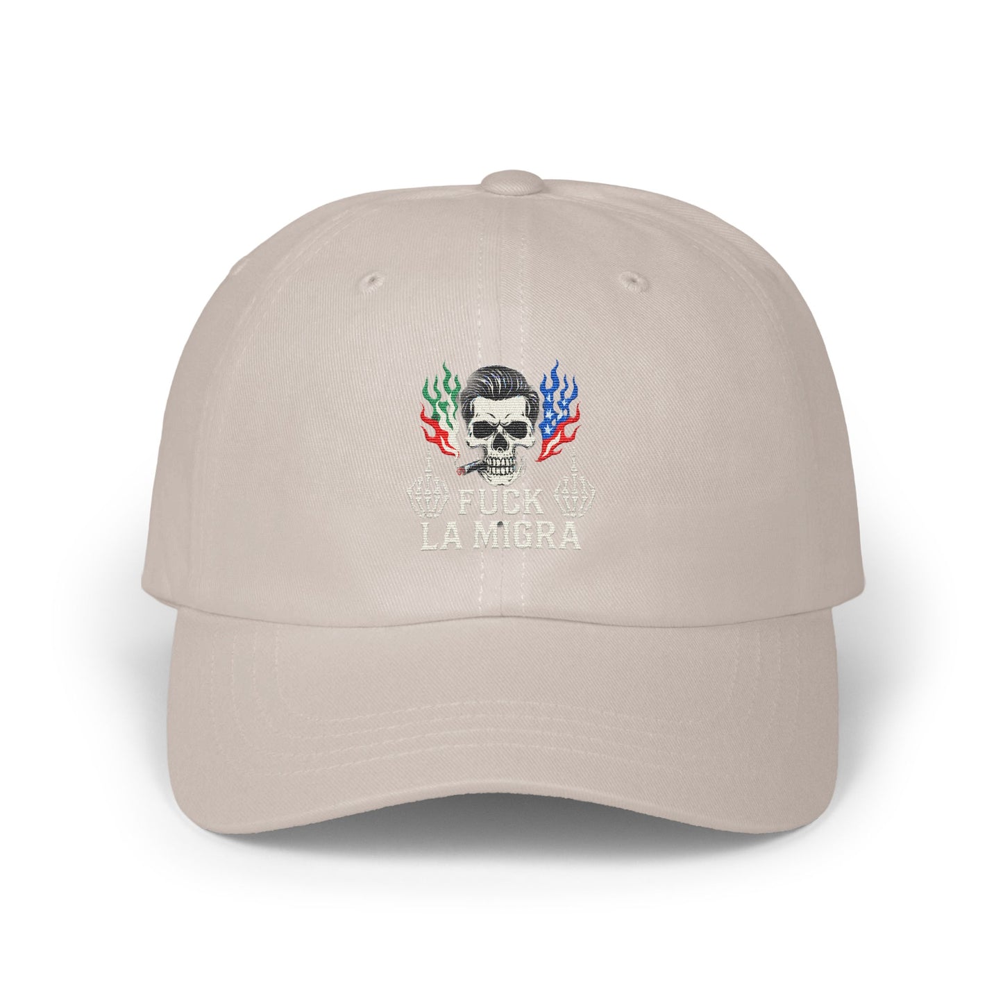 Stylish Skull Graphic Embroidered Baseball Cap product