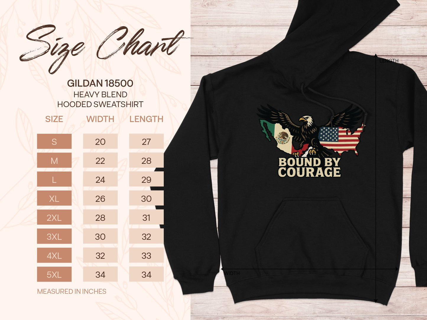 Bound By Courage Hooded Sweatshirt product type