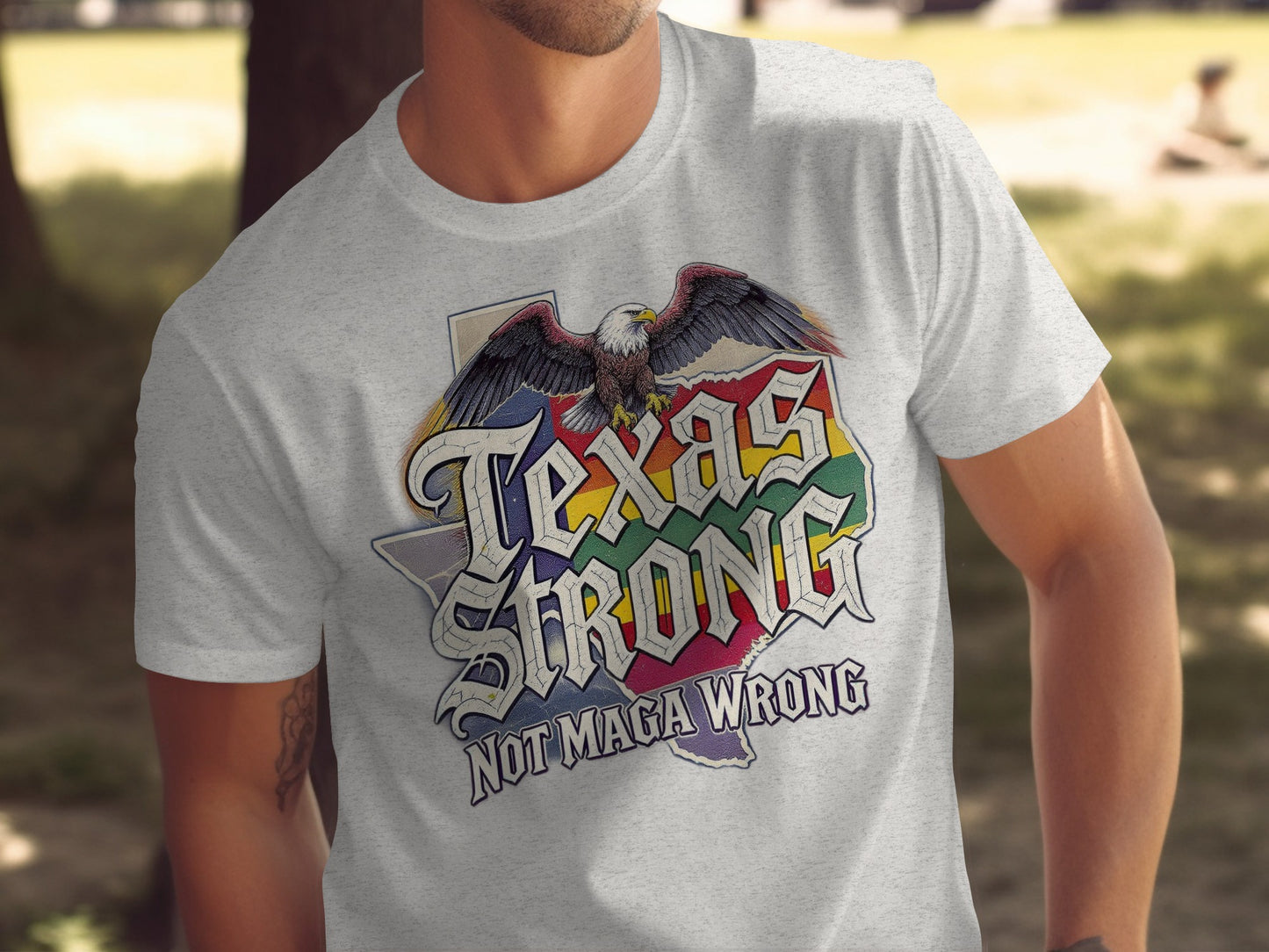 Texas Strong Not Maga Wrong Graphic T-shirt product type