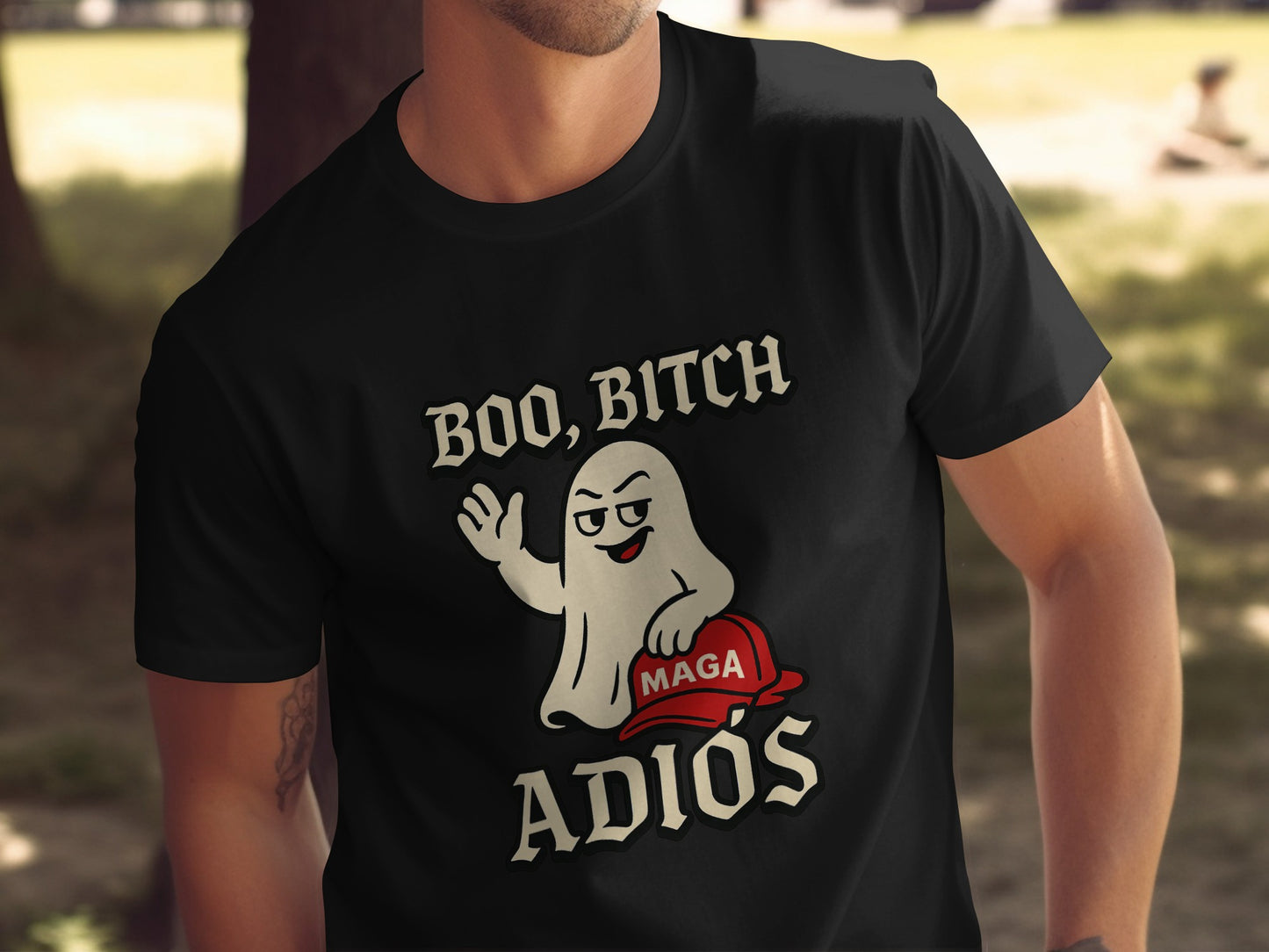 Boo Bitch Adiós Funny Graphic Tee Shirt Product