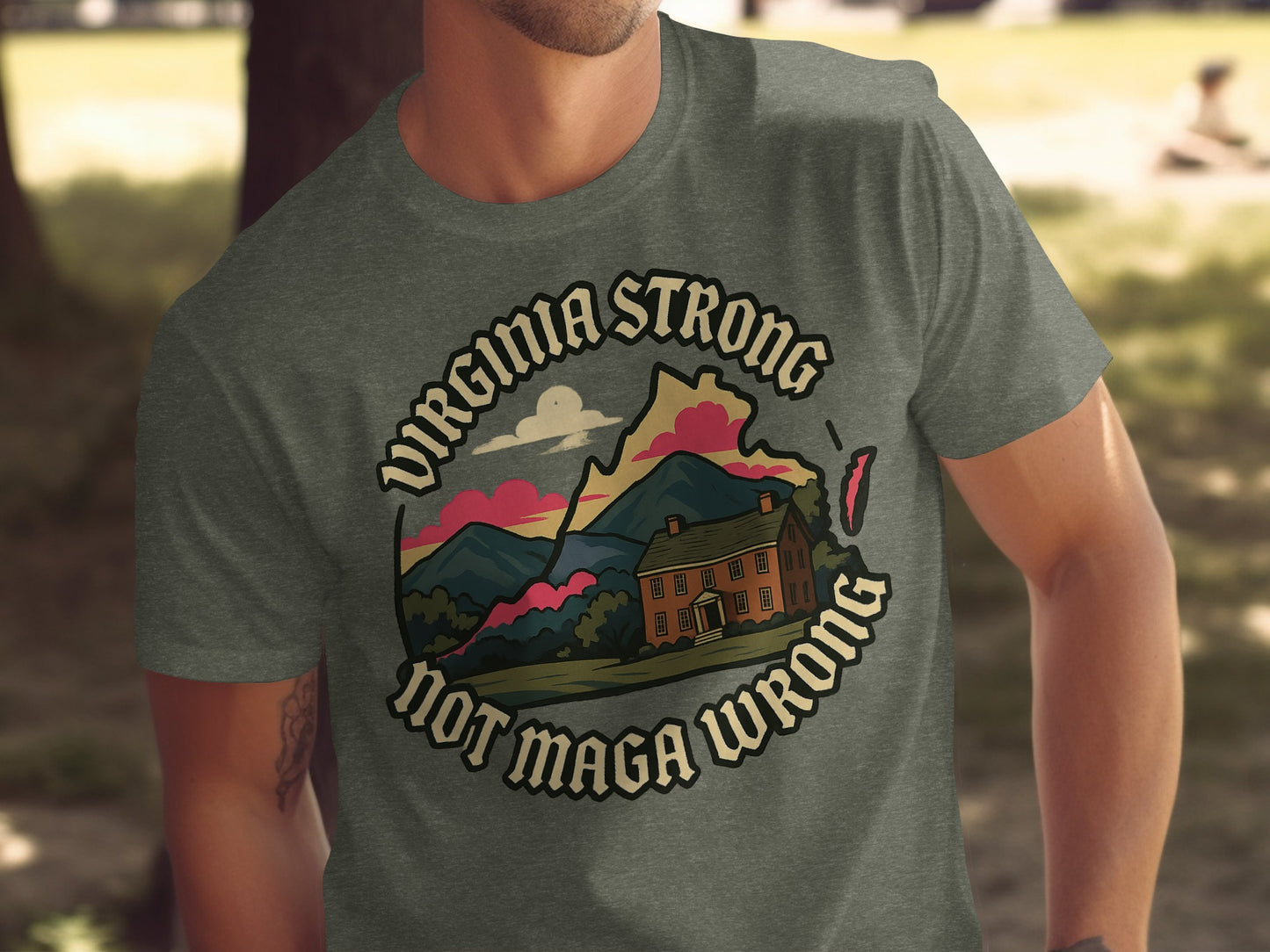 Virginia Strong Not Maga Wrong T-shirt product type
