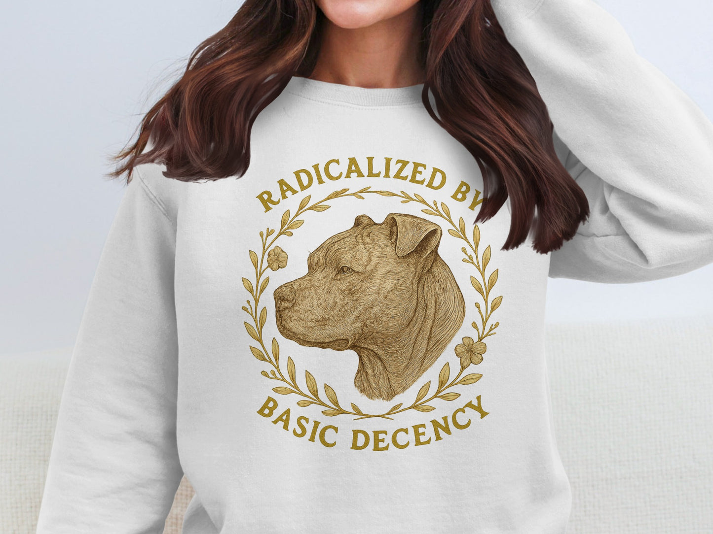 Radicalized By Basic Decency Sweatshirt product
