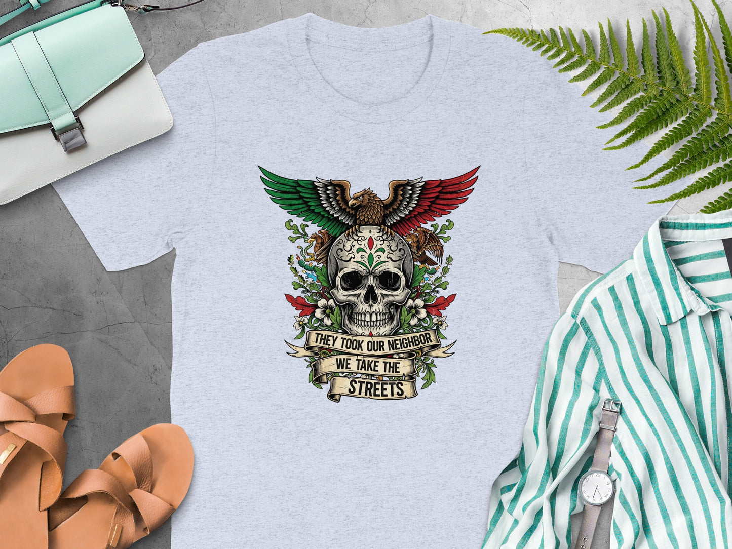 They Took Our Neighbor We Take the Streets T-shirt product type