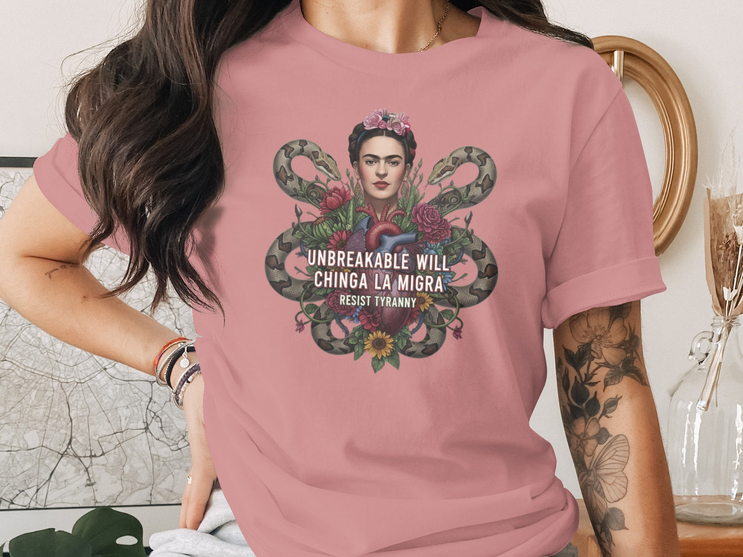 Unbreakable Will Chinga La Migra Resist Tyranny product type