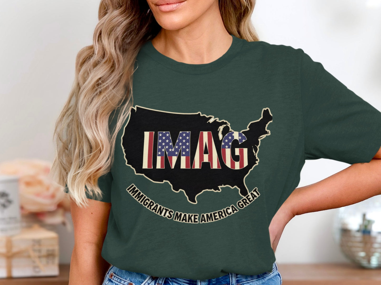 Immigrants Make America Great IMAG shirt product
