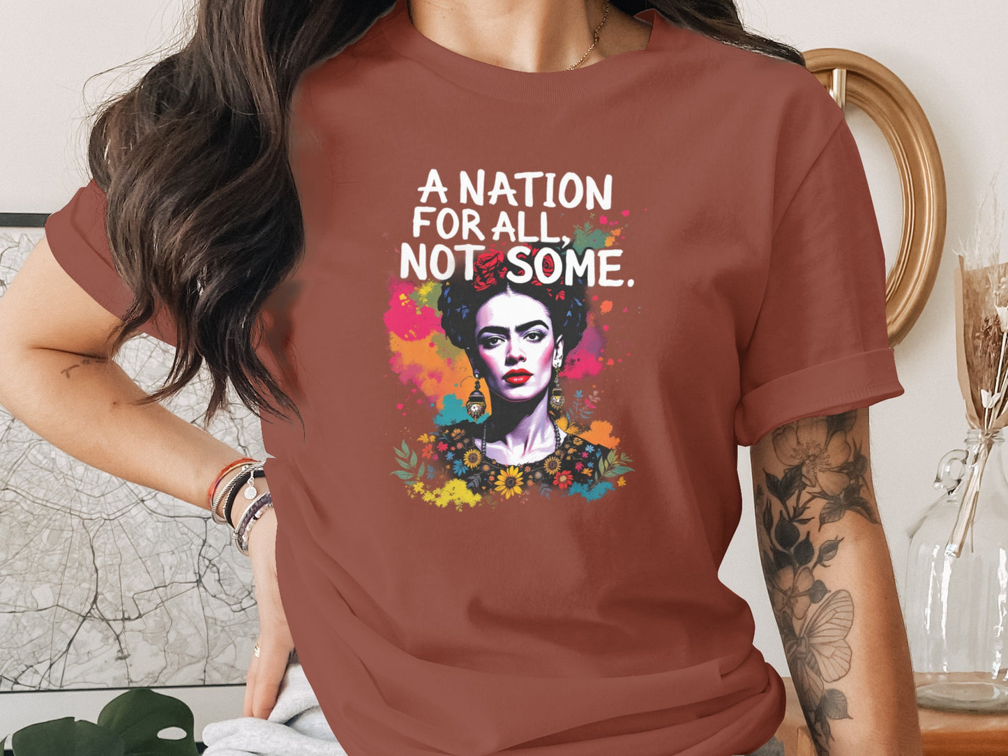 A Nation For All Not Some Graphic Print T-Shirt product