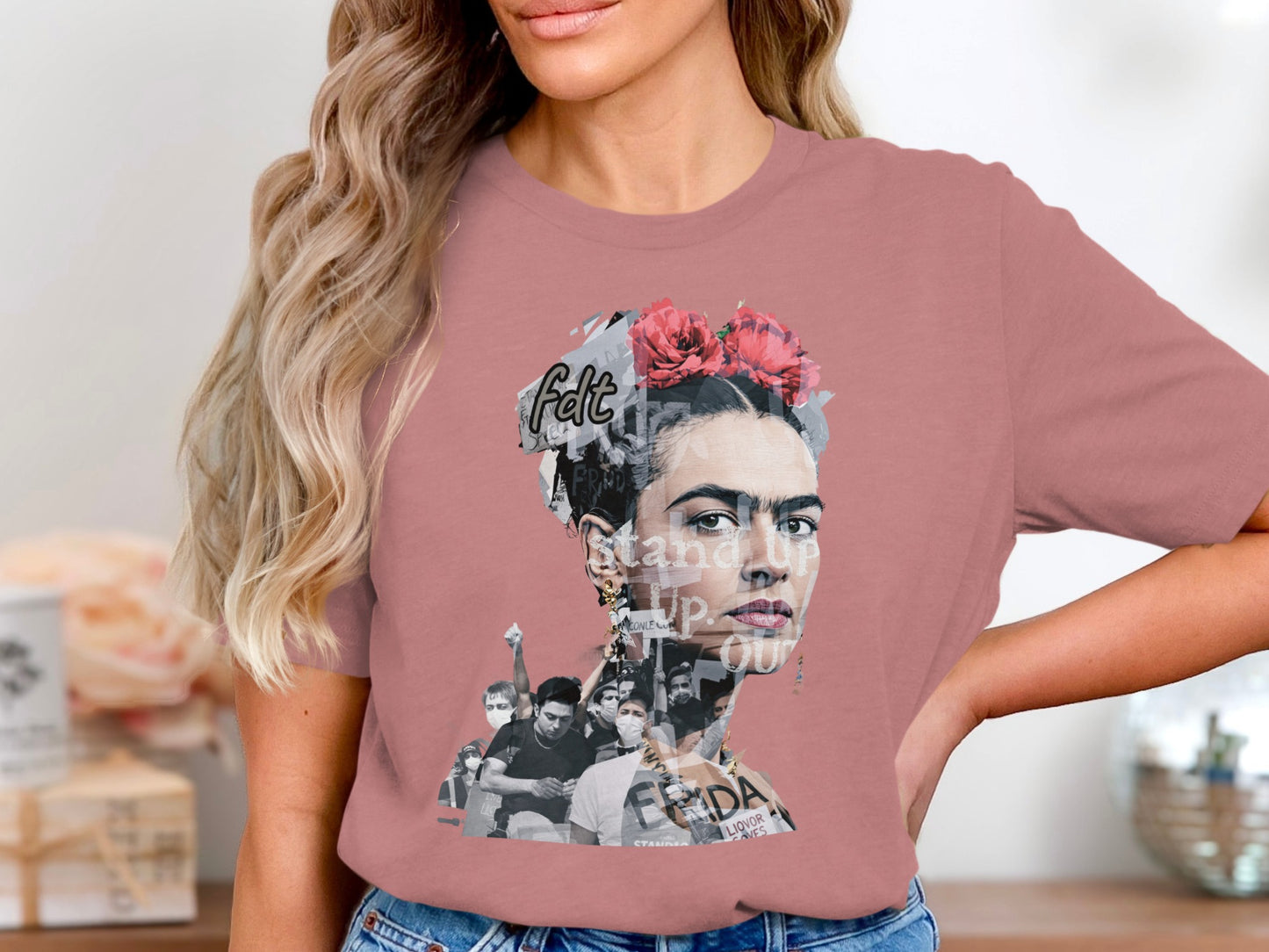 Stand Up Frida Graphic T-Shirt product type