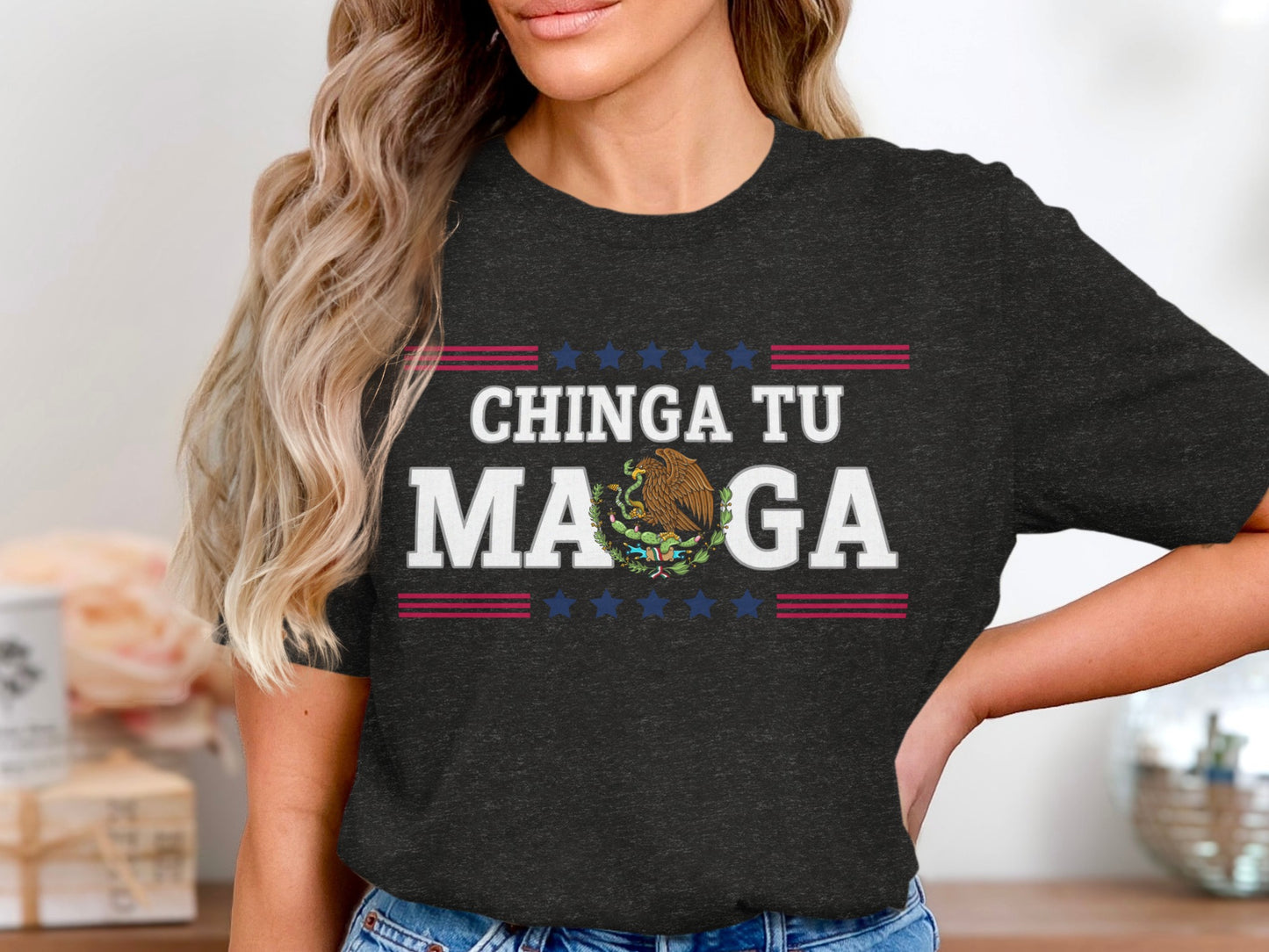 Chinga Tu Maga Political Statement T-Shirt Product
