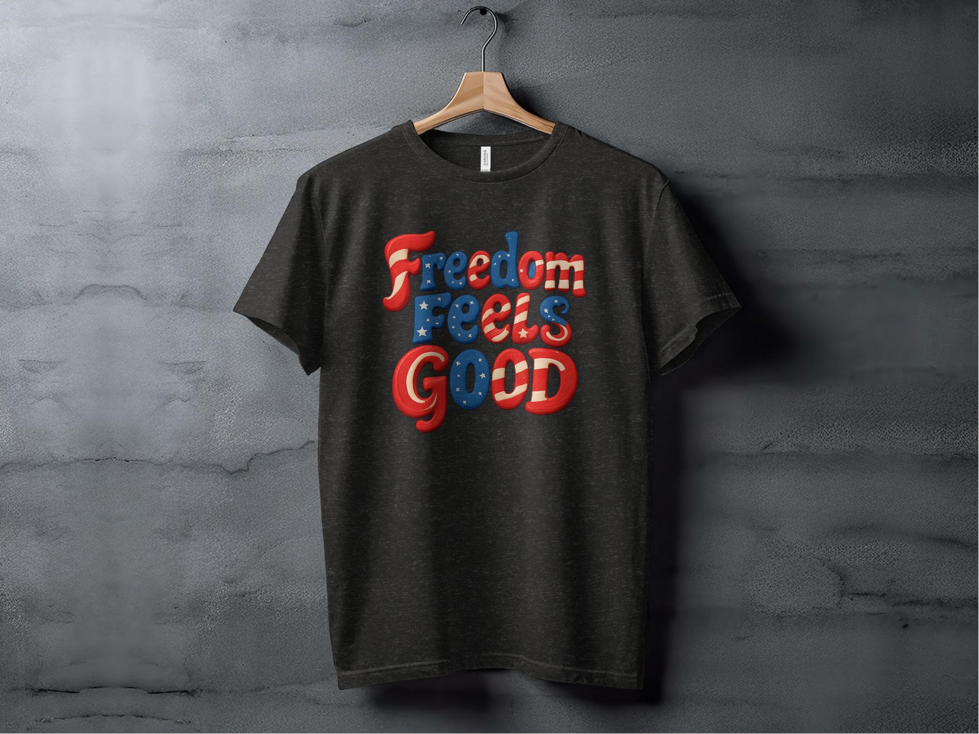 Freedom Feels Good Graphic Design T-Shirt product