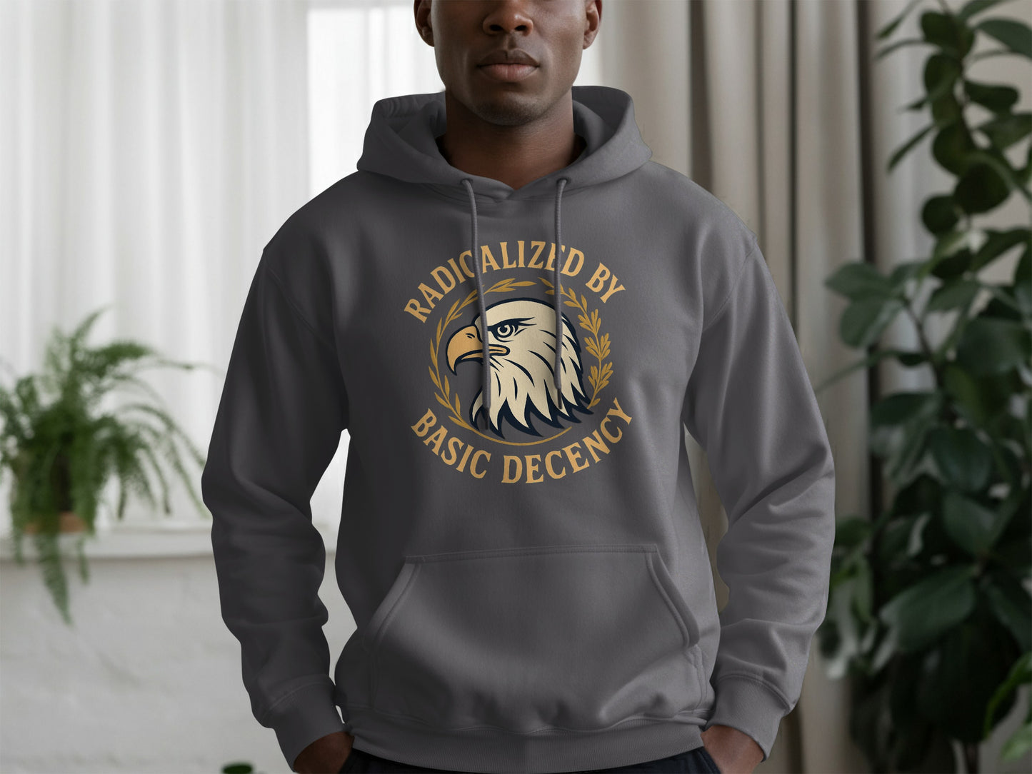 Radicalized by Basic Decency Graphic Hoodie product type